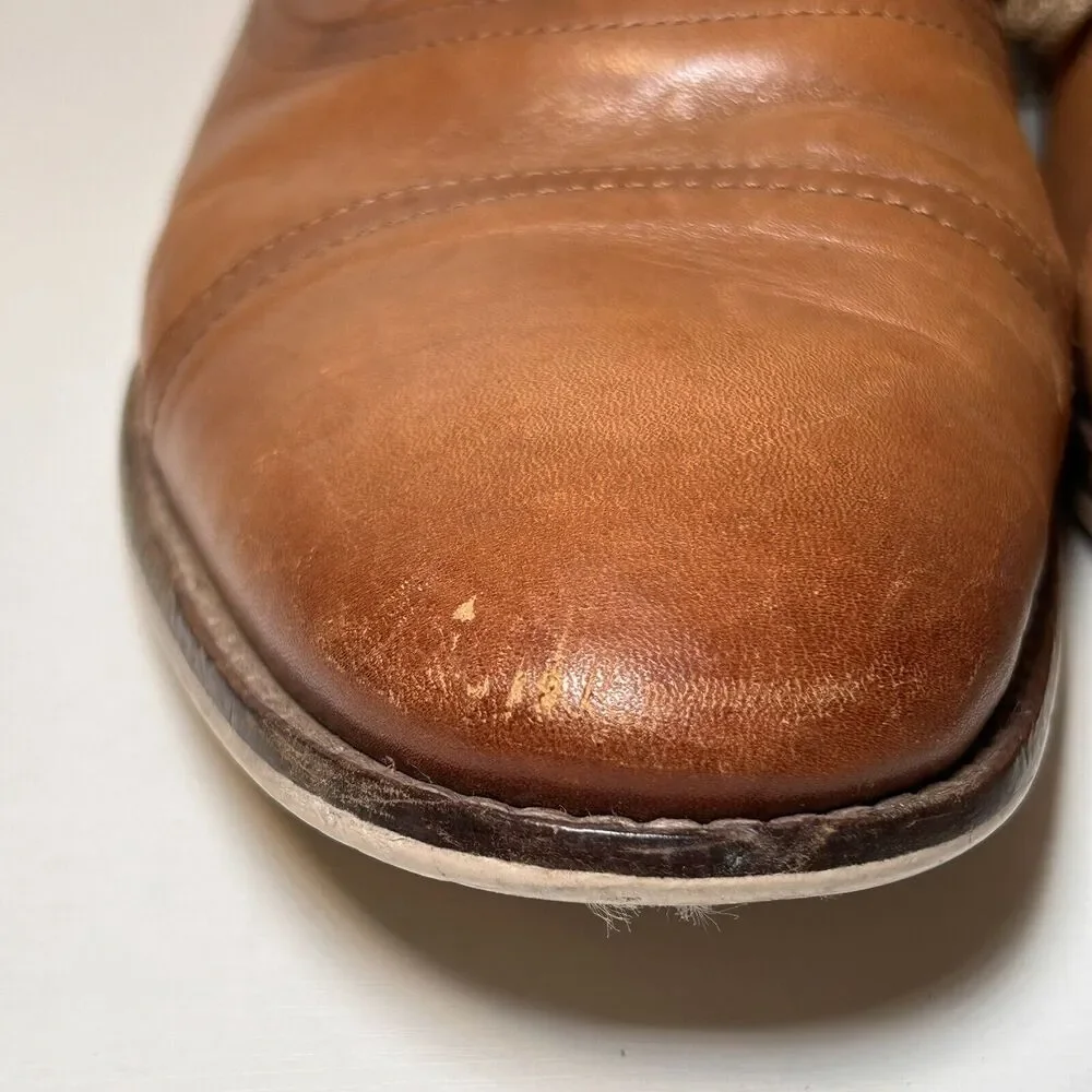 RUSH Gordon Rush Brown Oxford Classic Men's Shoes Size 10 Leather Everett